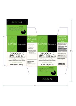 Alternative view of Gluconic DMG 250mg (chewable)