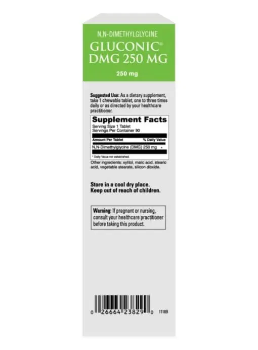 Gluconic DMG 250mg (chewable) - Image 3