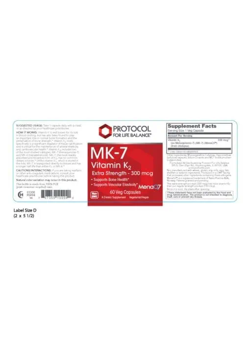 Vitamin K2 (MK-7) 300 mcg - Image 2
