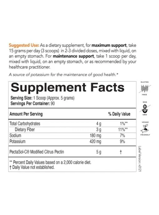 PectaSol Modified Citrus Pectin Unflavored Powder - Image 2