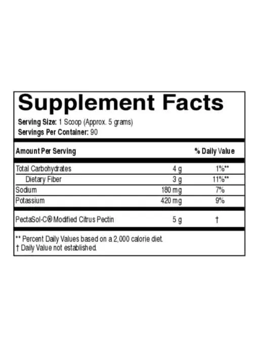 PectaSol Modified Citrus Pectin Unflavored Powder - Image 3