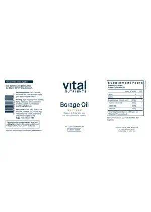 Alternative view of Borage Oil 1000mg