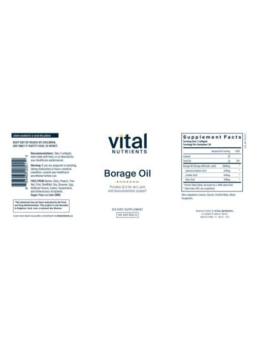 Borage Oil 1000mg - Image 2