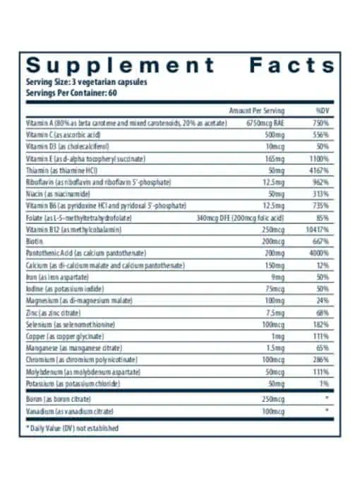 Multi-Nutrients w/Iron and Iodine - Image 3