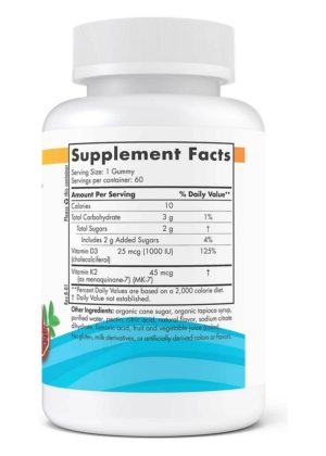 Alternative view of Vitamin D3+K2 Gummies