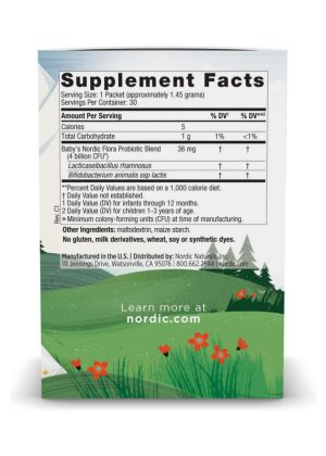 Alternative view of Baby's Nordic Flora™ Probiotic Powder