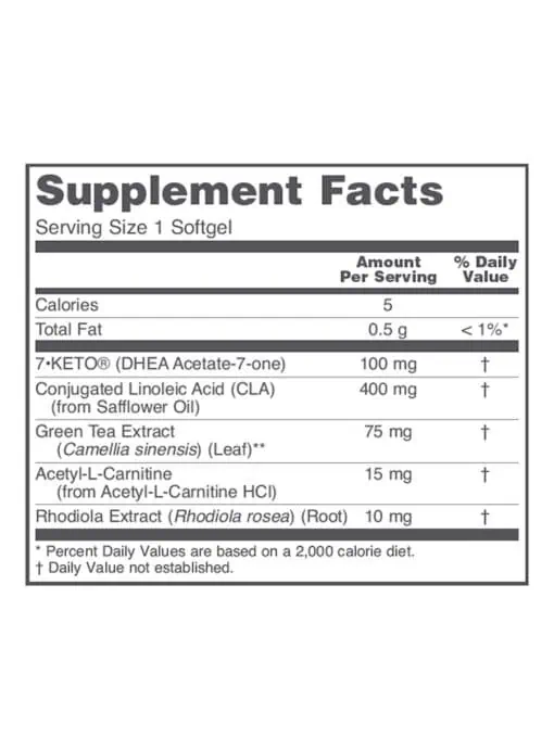 7-Keto LeanGels 100mg - Image 3