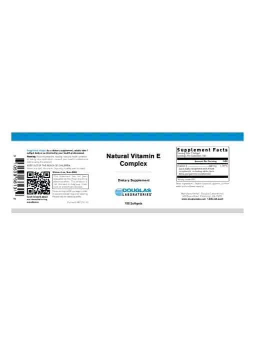 Natural Vit E Complex 400 I.U. - Image 2