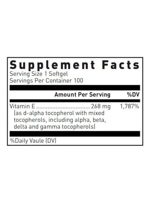 Natural Vit E Complex 400 I.U. - Image 3