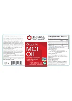 Alternative view of Organic MCT Oil