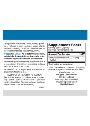 Alternative view of Fundamental Sulfur Capsules (750mg)