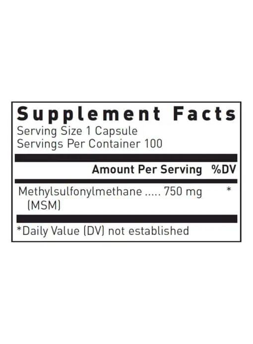 Fundamental Sulfur Capsules (750mg) - Image 3