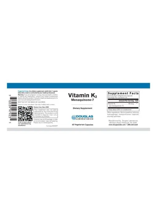 Vitamin K2 w/Menaquinone-7 (Soy-Free) - Image 2
