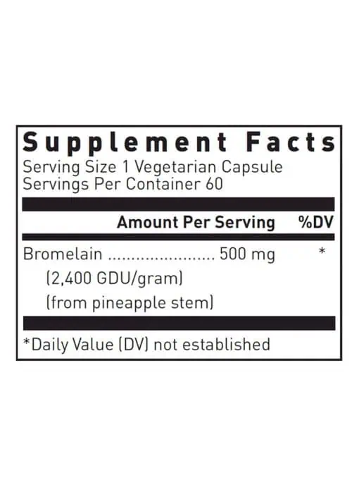 Bromelain 500mg - Image 3