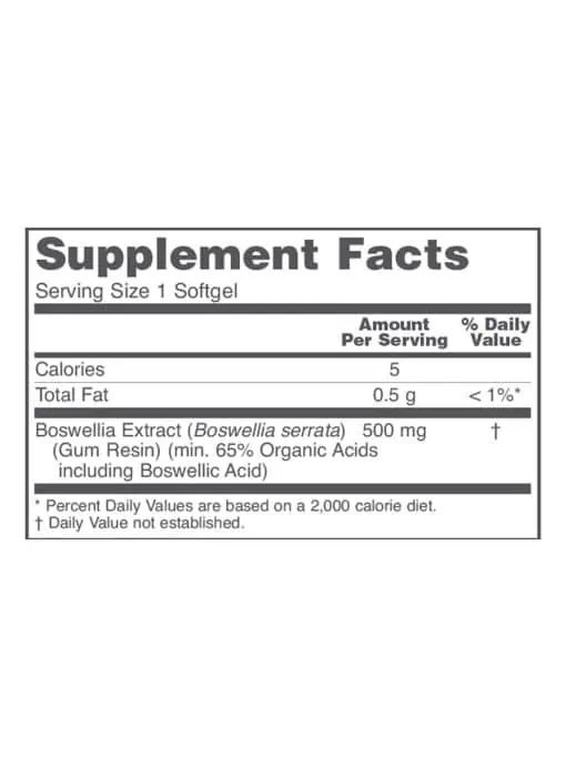 Boswellia Extract 500mg - Image 3