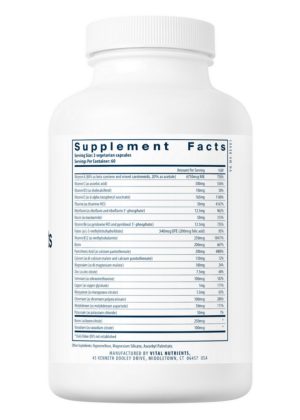Alternative view of Multi-Nutrients (No Iron or Iodine)