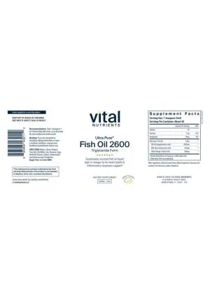 Alternative view of Ultra Pure® Fish Oil 2600