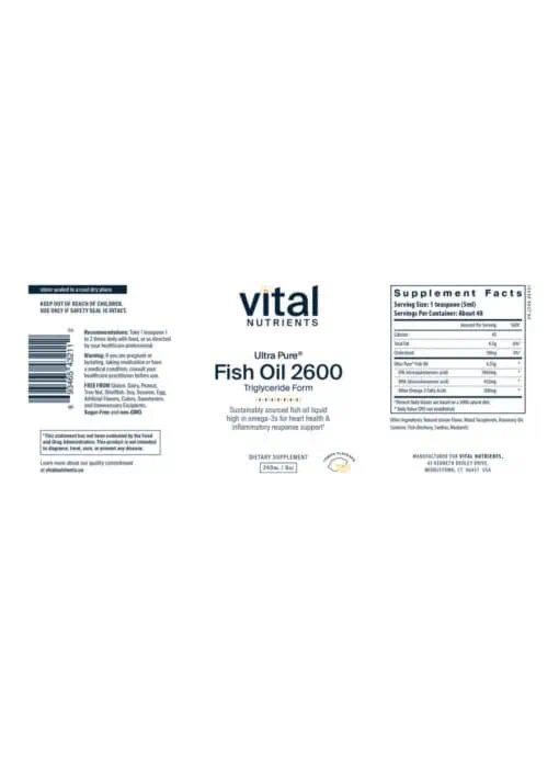 Ultra Pure® Fish Oil 2600 - Image 2
