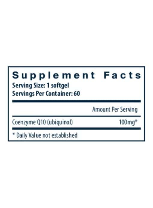 Ubiquinol CoQ10 100mg - Image 3