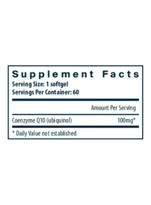 Ubiquinol CoQ10 100mg - Image 3