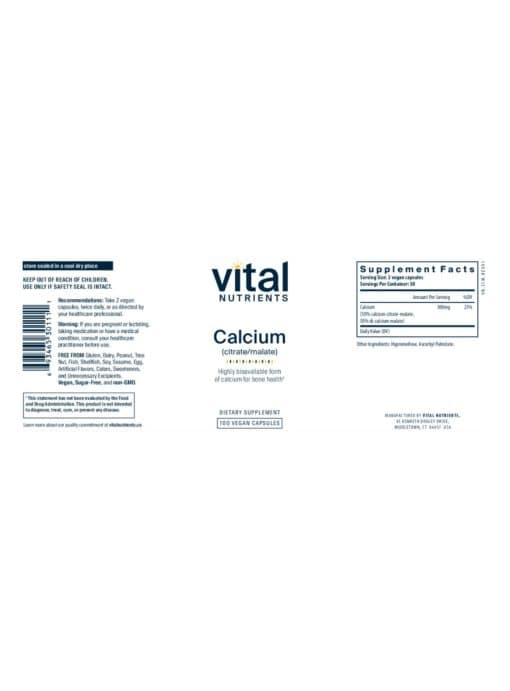 Calcium (citrate/malate) 150mg - Image 2