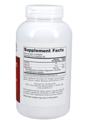 Alternative view of Magnesium Citrate Softgels