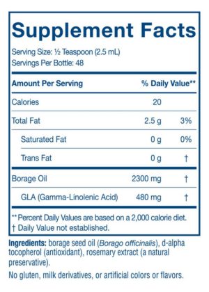 Alternative view of Nordic Beauty Borage Oil 4oz