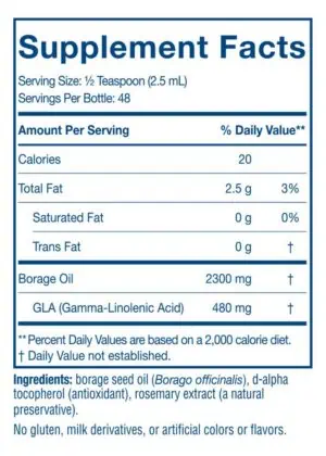 Alternative view of Nordic Beauty Borage Oil 4oz