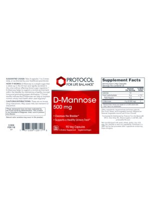 Alternative view of D-Mannose 500mg