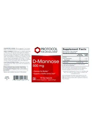 Alternative view of D-Mannose 500mg