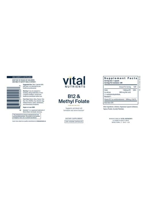 B-12/Methyl Folate 1000mcg/800mcg - Image 3