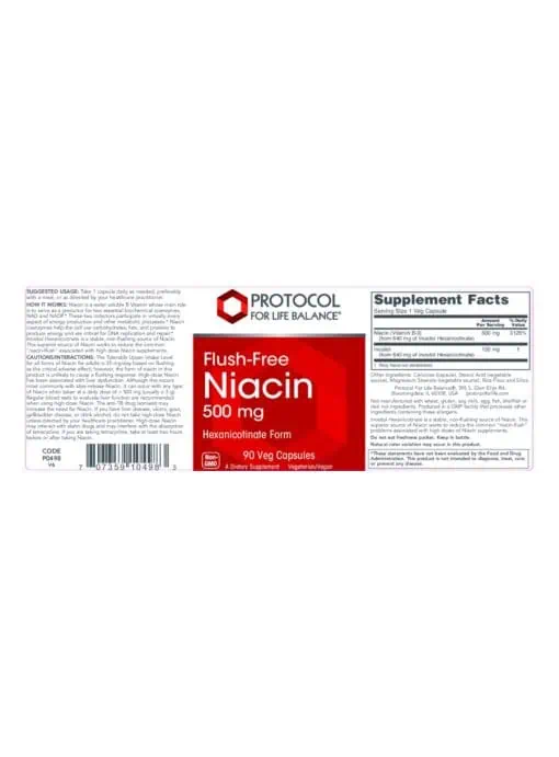 Flush-Free Niacin 500mg - Image 2