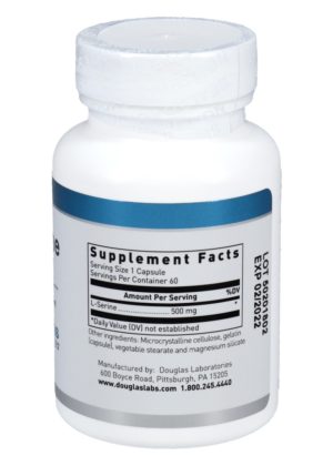 Alternative view of L-Serine 500mg