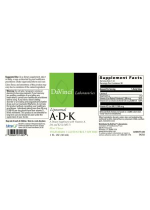 Alternative view of Liposomal ADK
