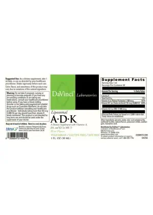 Alternative view of Liposomal ADK