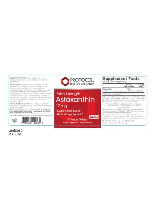 Astaxanthin 12mg - Image 2