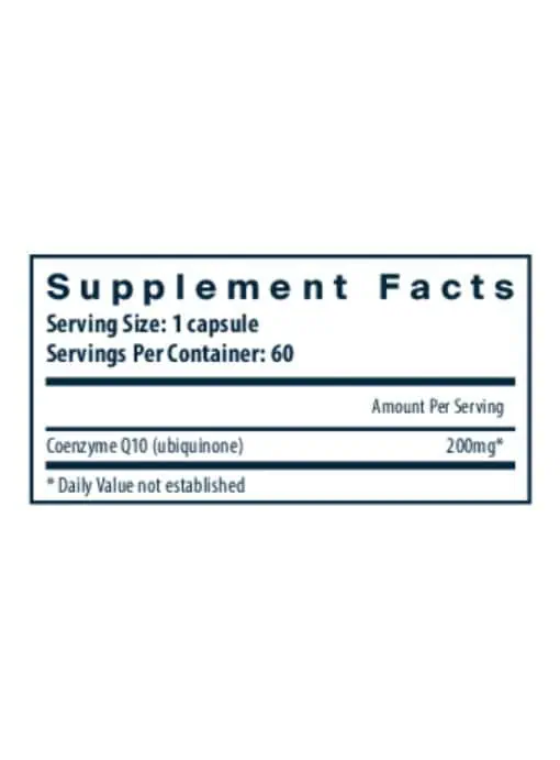 Coenzyme Q10 200mg - Image 3