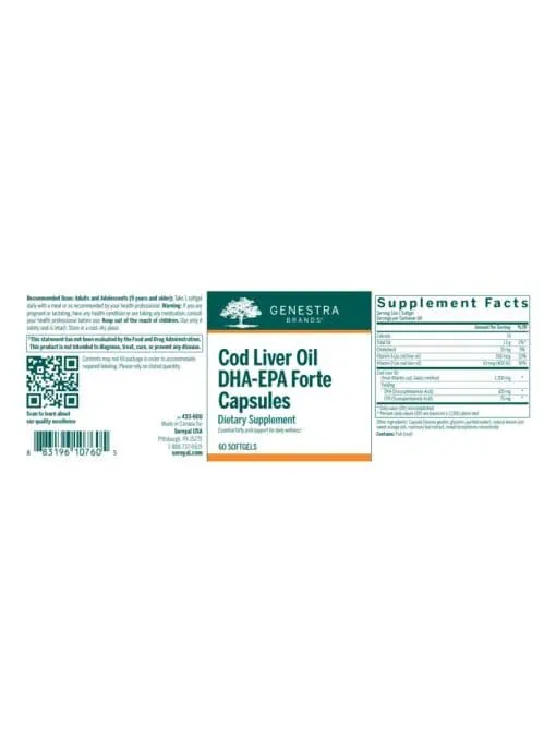 Cod Liver Oil DHA/EPA Forte - Image 2