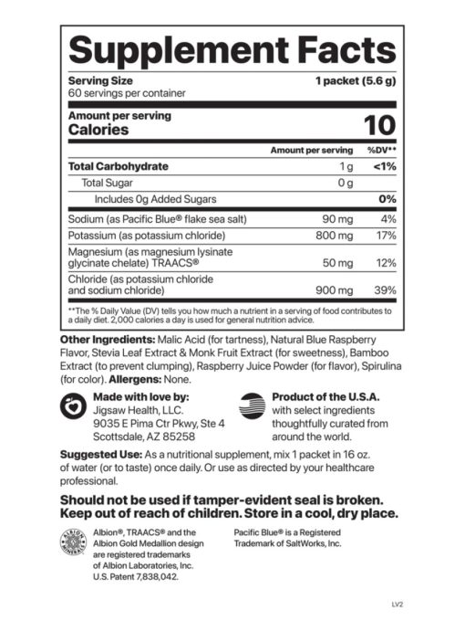 Jigsaw Potassium Cocktail™, Blue Raspberry - Image 3