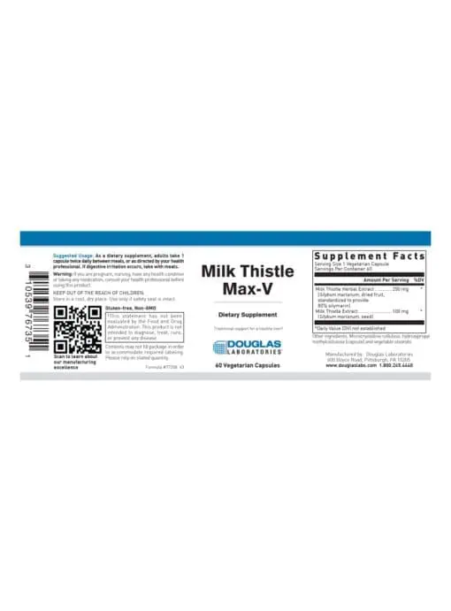 Milk Thistle Max-V 250mg - Image 2