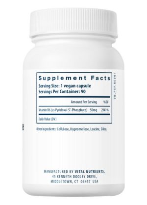 Alternative view of Pyridoxal-5-Phosphate 50mg with Active form of Vitamin B6