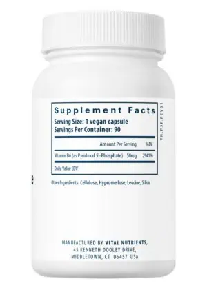 Alternative view of Pyridoxal-5-Phosphate 50mg with Active form of Vitamin B6