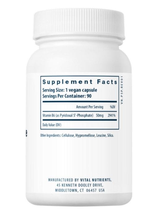 Pyridoxal-5-Phosphate 50mg with Active form of Vitamin B6 - Image 2