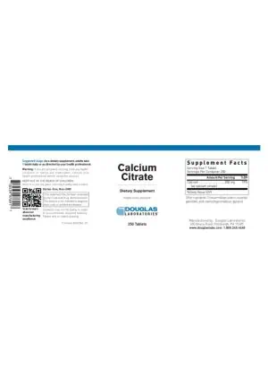 Alternative view of Calcium Citrate (250mg)