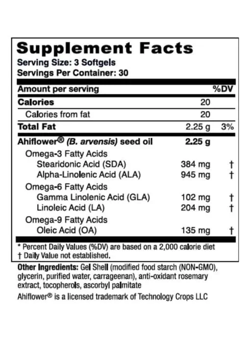 Greens First PRO Ahiflower Oil 90sg - Image 3