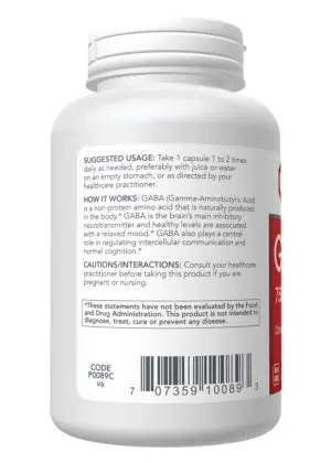 Alternative view of Gaba 750mg