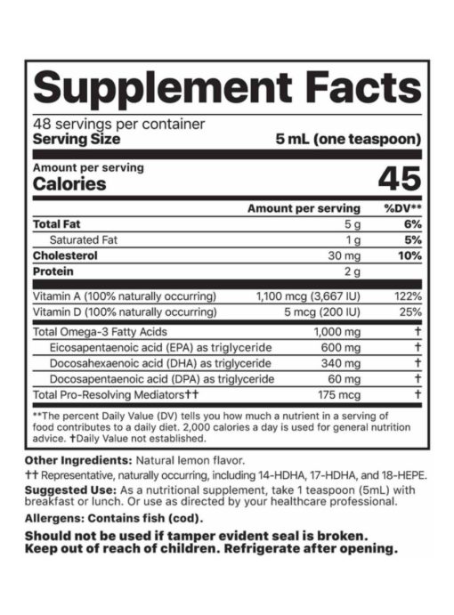 Alaskan Cod Liver Oil - Liquid - Image 2