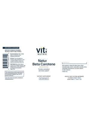 Alternative view of Natural Beta Carotene