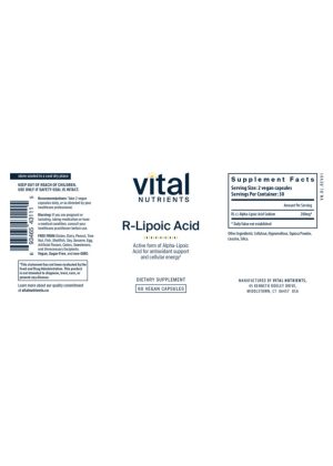 Alternative view of R-Lipoic Acid