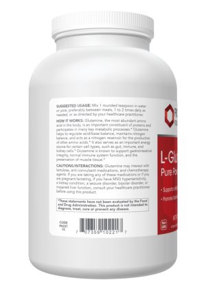 Alternative view of L-Glutamine Powder